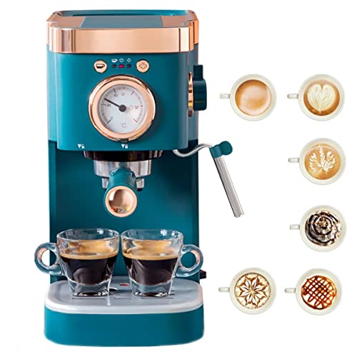 koffiezetapparaat, semi-automatische stoom melkopschuimer, huishoudelijke mini stoom fancy melkopschuimer 1.2L watertank; - Image 5