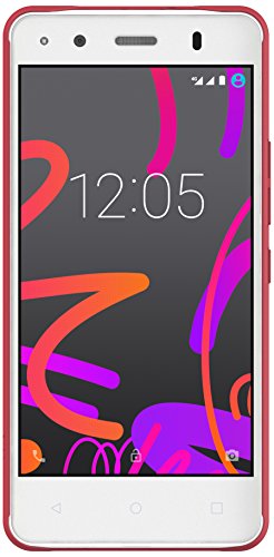 BQ Candy   Funda para Aquaris M4.5, color rojo
