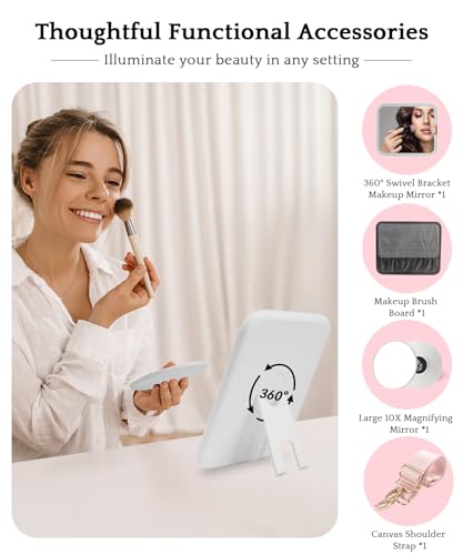 MOMIRA Travel Makeup Bag with Lighted Mirror - 42% Off - Image 5