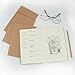 VEESUN Pack de 10 cuadernos, A5 Tapa de Kraft Blanda 5 líneas...