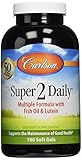 Carlson Labs Super 2 Daily Vitamins and Minerals, TwinPac, 180 Softgels