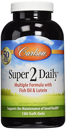 Carlson Labs Super 2 Daily Vitamins and Minerals, TwinPac, 180 Softgels Carlson Labs Super 2 Daily Vitamins and Minerals, TwinPac, 180 Softgels