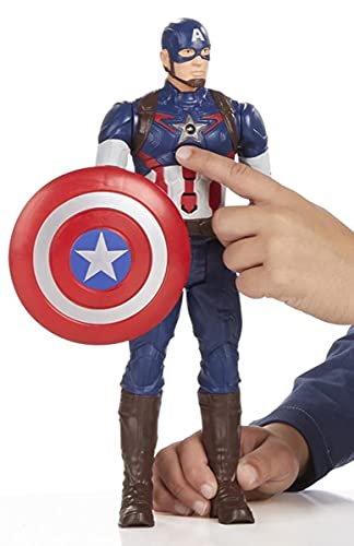 Theavengers Titan Hero Tech Captain America 12 Inch Voice Action Figure #TOP2