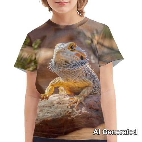Image of Xhuibop Kids T Shirts for Boys Size 3-16 Girls Short Sleeve Sportswear Active Tops