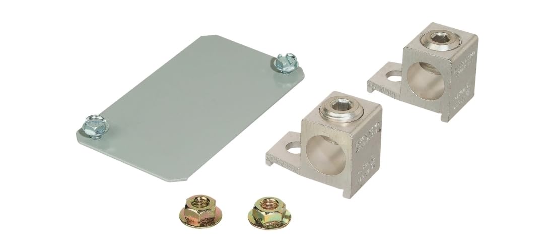 Eaton Corporation BRL200 Cutler Hammer Main Lug Kit, 120/240 VAC, 200 A, 2 Pole, 1-300 KCMIL