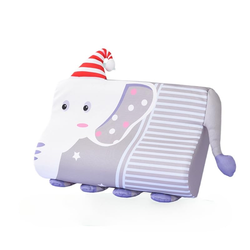 LDGSUPH Slumberkiddies Calmly - The sensory pillow for better and healthier sleep (Mikey the Elephant,2x Calmly)