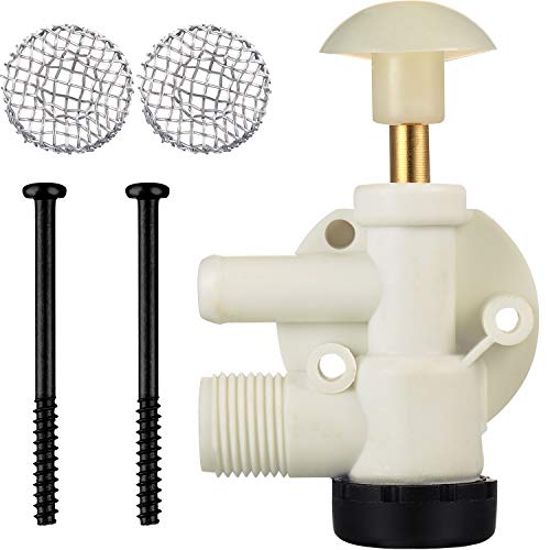 385314349 Toilet Water Valve Assembly Rv Camper Trailer Toilet Repair Kit Compatible With Sealand Ecovac Vacuflush Flush Toilets Replacement For Dometic Foot Pedal Toilets Except 300 310 320 Model #TOP3