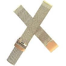 NZZXTO الفولاذ المقاوم للصدأ شبكة مراقبة لساعات Skagen للجنسين مع دبوس ، ضوء ، رقيقة ، ناعمة ، ضبط الطول
