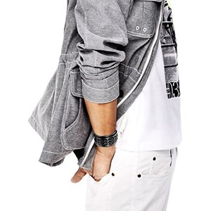 Aroncent Biker Punk Rock Leather Bracelets Wide Braided Adjustable With Snap Button 2-4 Pcs #TOP4