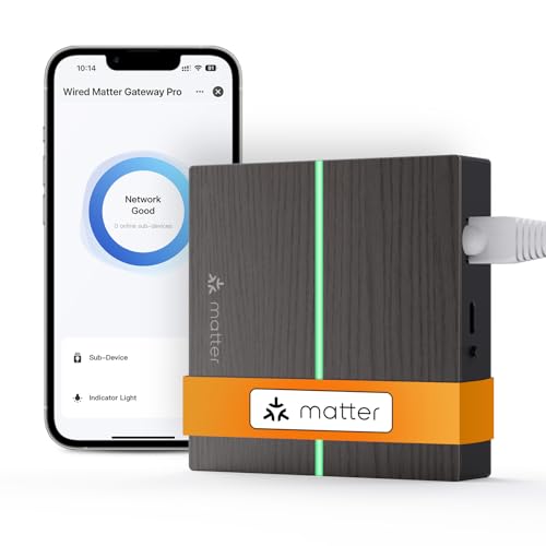 MIUCDA Zigbee Gateway und Matter Thread Gateway - Matter Hub für Hausautomatisierung, Unterstützt Alexa, Google Assistant, Apple HomeKit, SmartThings
