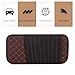 Ywdiml 2PCS Car Visor CD Holder, PU Leather Large Capacity Vehicle DVD Storage Organizer with 10 Sleeves, Automotive Interior Sun Visor DVD Case Accessories, Universal for Trucks SUV Sedan (Red)