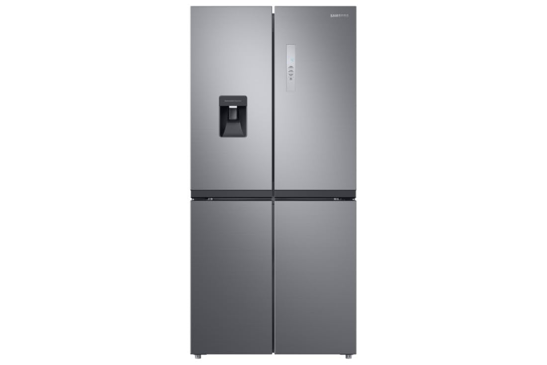 Samsung Series 8 Rf48A401Em9/Eu French Style Fridge Freezer With Spacemax - E Rated - Gentle Silver Matt