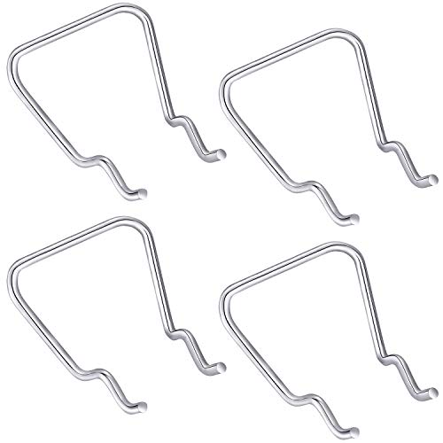 Hotop HOTOP-PLIER HOLDERS-0229 Pegboard Plier Holders, Stainless Steel Double Loop Pegboard Hooks Accessories Shelving Display Organizer Hooks thumb #2