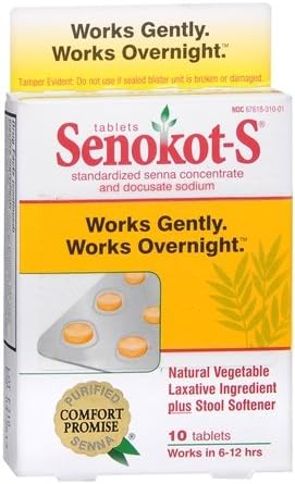 MedicalSpecial Pack Of Senokot S Tab Tb Purdue Frederick Company