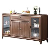 Multifunktionale Schränke: Dieses Sideboard-Buffet oder Aufbewahrungsschrank wurde mit einer Attraktivität und Eleganz geschaffen, die es ermöglicht, auf verschiedene Weise und in Räumen verwendet zu werden. Das Sideboard eignet sich nicht nur als Buffetschrank in Ihrem Esszimmer für Geschirr, sondern auch als Aufbewahrungsschrank für Bücher, Schuhe und andere Gegenstände oder für die Wohnkultur, oder als TV-Konsole, Entertainment-Center und Aufbewahrungskonsole ist auch perfekt .