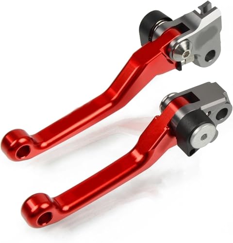 Generisch CNC Pivot Dirt Bike Griff Für Honda Crf150r Crf 150 R 2007-2015 2016 2017 2018 Motocross Dirt Bike Cnc Aluminium Bremskupplungshebel Klappbarer Hebel Motorrad Schwenkhebel