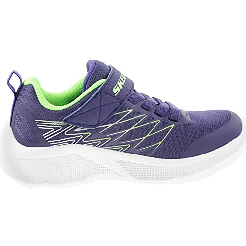 Skechers 403770N Boy'S Microspec-Texlor Sneaker, Navy/Lime, 9 Toddler thumb #2