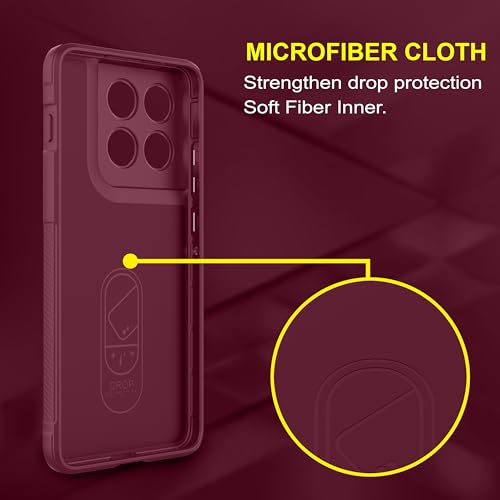 Image of Zapcase Back Case Cover for Motorola Edge 70 5G | Compatible for Motorola Edge 70 5G Back Cover | Liquid Silicon Magic Case with Camera Protection | Plum