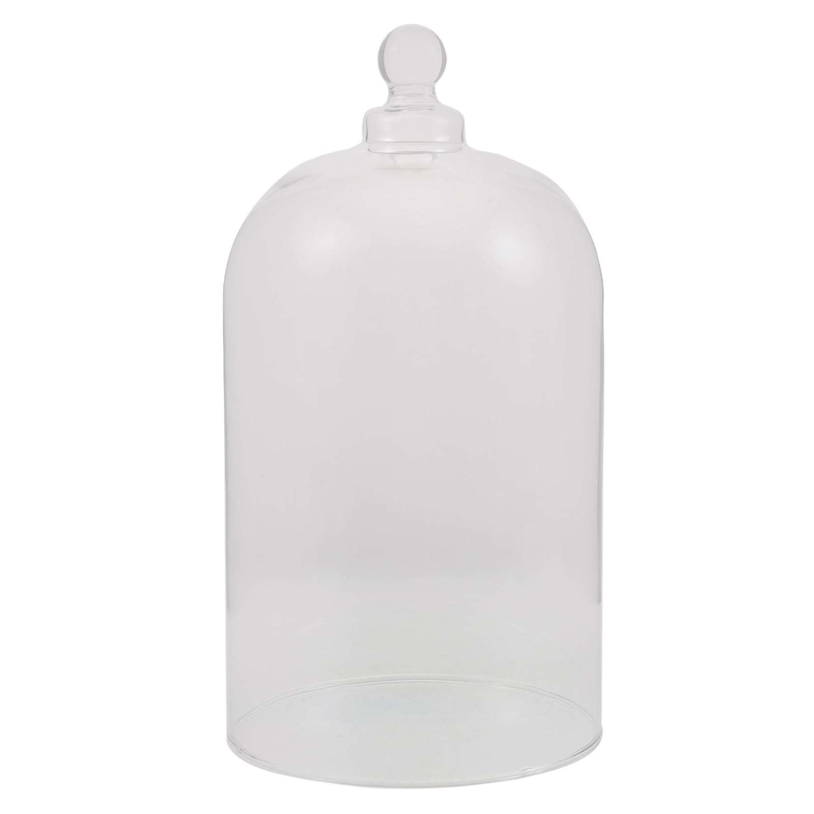 SHOWERORO Cúpula de Cristal para Masa Madre: Campana calentadora para Masa Madre para fermentación - Tarros de fermentación Tapa térmica Transparente Accesorio de Cocina para Hornear
