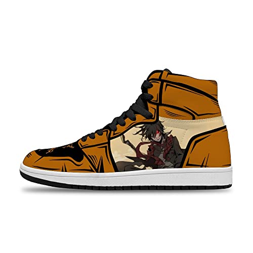 Chaussures de basket-ball Red Eye personnalisées imprimées pour homme et femme taille 39 1/3
