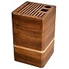 Acacia Wood Universal Knife Block