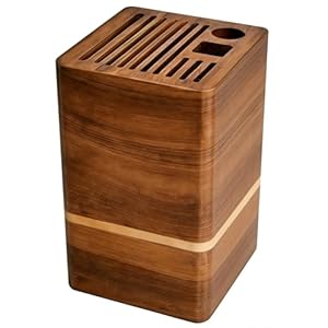 Acacia Wood Universal Knife Block