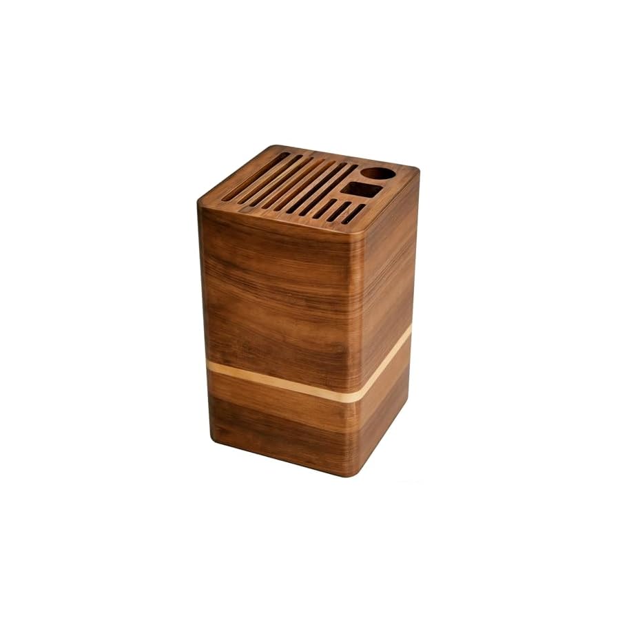 Acacia Wood Universal Knife Block