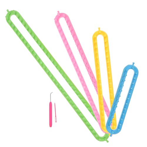 Housoutil Scarf Knitting Loom Knitting Loom for Beginners for Hats Plastic Weaving Supply