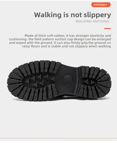 Stylish Leather Loafers with Platform Sole Comfortable Slip-on Design for Casual and Semi-Formal Occasions Unique Brogue Detailing and Durable Construction4