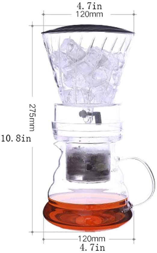 Cafetera sifón manual con control de flujo de agua 600 mL miniatura 2