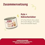 animonda Carny Katzen Nassfutter Pute + Hühnchenleber (6 x 200g), getreidefreies Katzen Nassfutter ohne Zucker, mit frischen fleischigen Zutaten