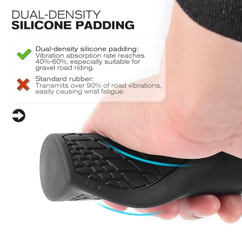 GXCROR Dual-Density Silicone Grips