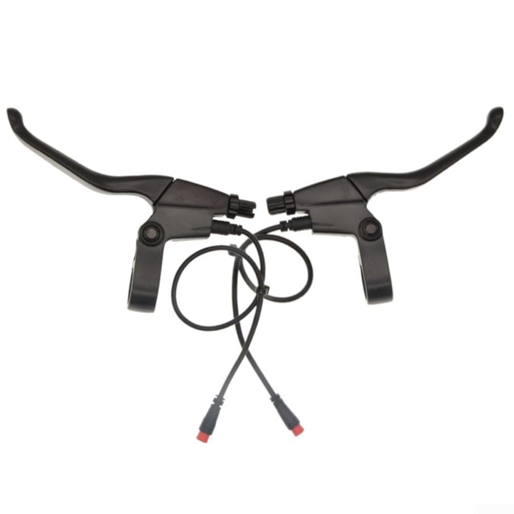 QuivyLivy Electric Bicycle Brake Lever 2 Pin Waterproof, Power-Off Handlebar Switch for E-Scooter, 15.5CM Length 2.2CM Diameter, Fits Most Handlebars
