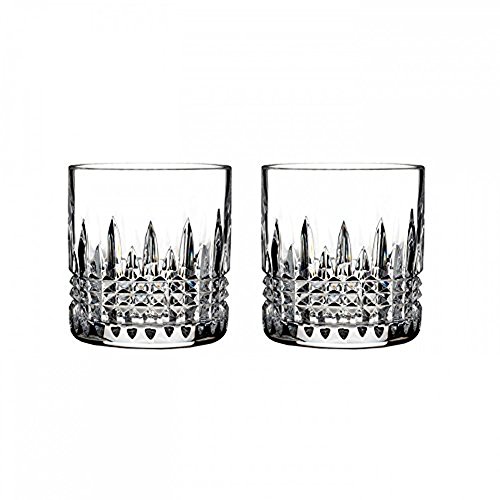 Waterford Connoisseur Lismore Diamond Straight Tumbler Set of 2