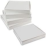 10' Length x 10' Width x 1.5' Depth Lock Corner Clay Coated Extra Thin White Pizza Box by MT...