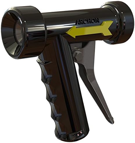 ARCHON Industries RTB16-SB Mini Rear-Trigger Spray Nozzle, Stainless, Black Cover, 5 gal