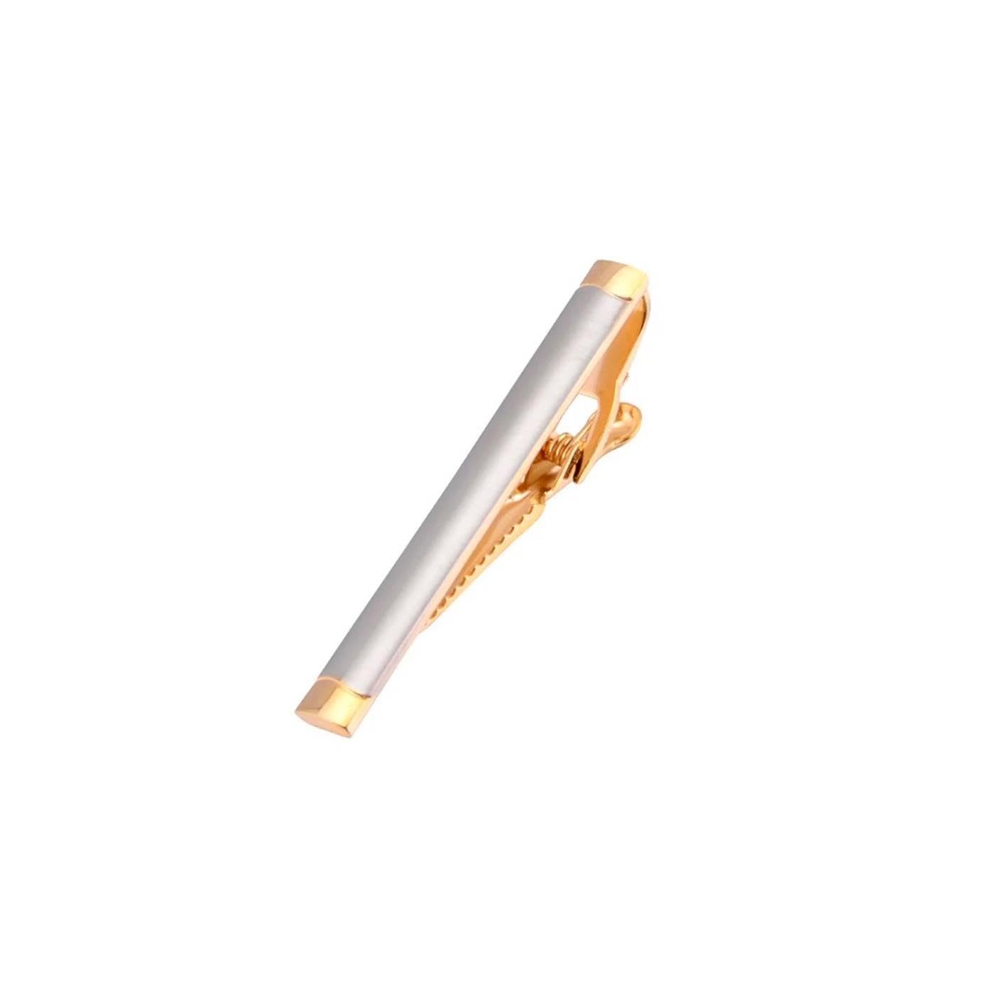 Splendido set di gemelli e fermacravatta in argento e oro Charles William, 2