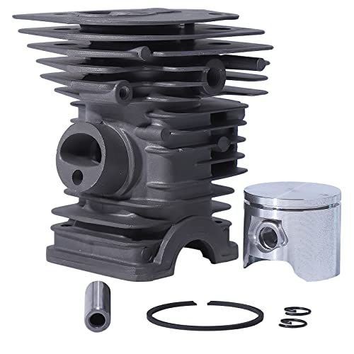 Piston 44mm pour tronçonneuse 350 résout le manque de compression - 5