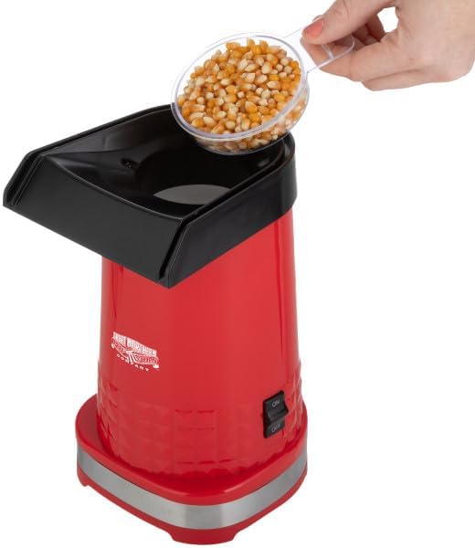Miniatura 6 de Great Norther - Máquina eléctrica de palomitas de maíz para hacer palomitas de maíz de 1200 W, máquina de maíz rápida sin aceite, mini máquina de