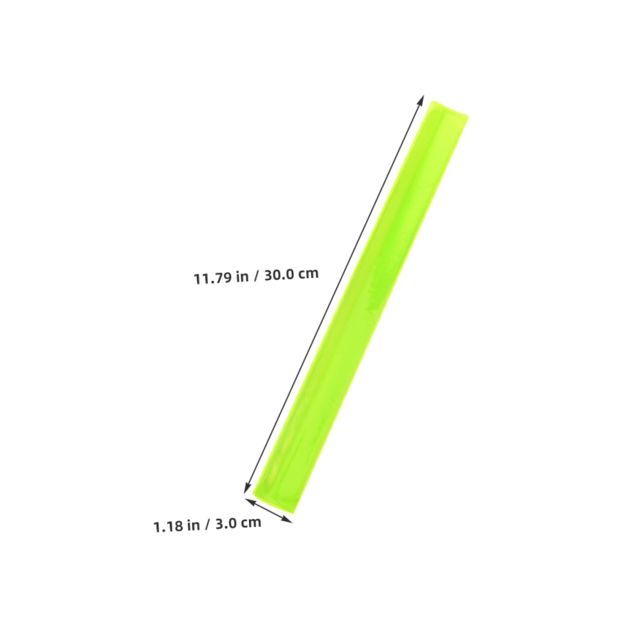 Yardwe 12pcs High Visibility Slap Bracelets for Night Running Cycling and Outdoor Activities Comfortable Lightweight Design for Enhanced Safety