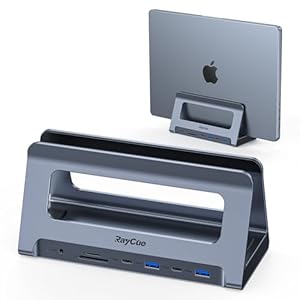RayCue USB C Docking Station Dual Monito...