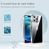 TECHTRENCH Clear Case for iPhone 12 Pro [Military-grade Protection] Shockproof Anti-Scratch Protective Phone Case Thin Slim Cover for iPhone 12 Pro Cover - Image 5