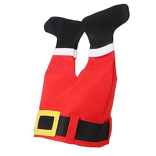 TOPBATHY Funny Christmas Hat Mit Santa Claus Beinen Lustige...