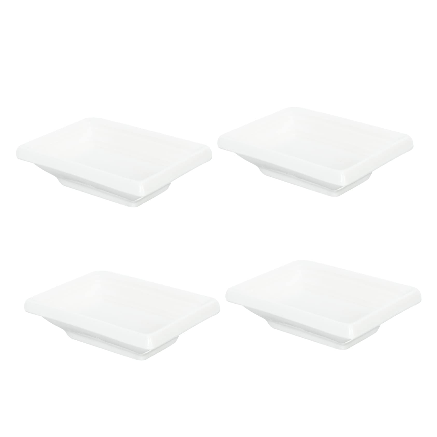 Garneck Ceramic Sauce Dishes Japanese Plate Kitchen Pickle Dish Soy Sauce Container Vinegar Plate Smooth Edges Elegant Dinner Decor