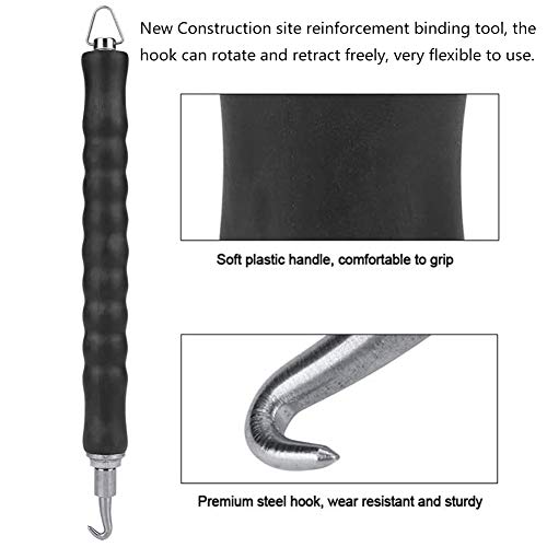 INTVN Rebar Tie Wire Twister Hook, Rebar Tie Wire