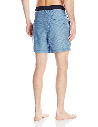 Nautica Men's Quick Dry Micro Geo Print Swim Trunk3