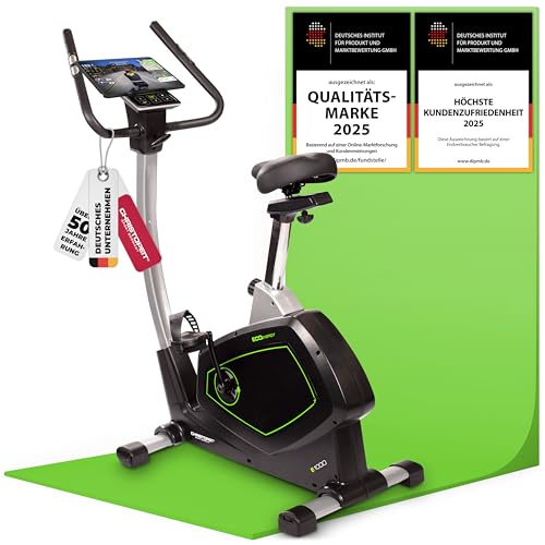 Christopeit Ergometer Heimtrainer Fahrrad Eco 1000 - Fitnessgerät mit Generator – Stromlos trainieren, leise, 10kg Schwungmasse, Bluetooth, Kinomap-App, bis 150kg Christopeit Ergometer Heimtrainer Fahrrad Eco 1000 - Fitnessgerät mit Generator – Stromlos trainieren, leise, 10kg Schwungmasse, Bluetooth, Kinomap-App, bis 150kg