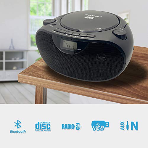 Reviews for Nextron Portable Bluetooth CD Player Boombox with AM/FM