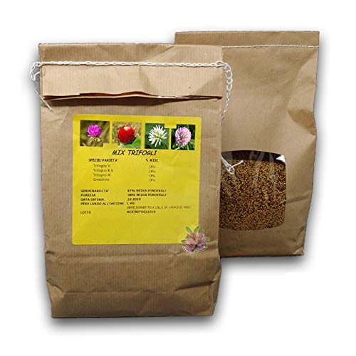 Agraria Ughetto Apicoltura Miscuglio Trifogli Seme Certificato kg. 1 | Mellifere da Semina e sovescio