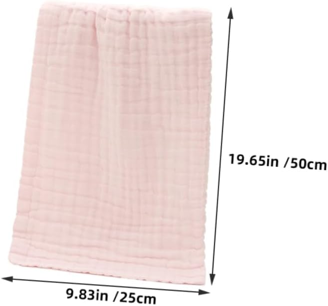 3Pcs Washcloths Soft Muslin Facial Towels for Newborns Highly Absorbent Wiping Cloths for Bath Drool and Burping